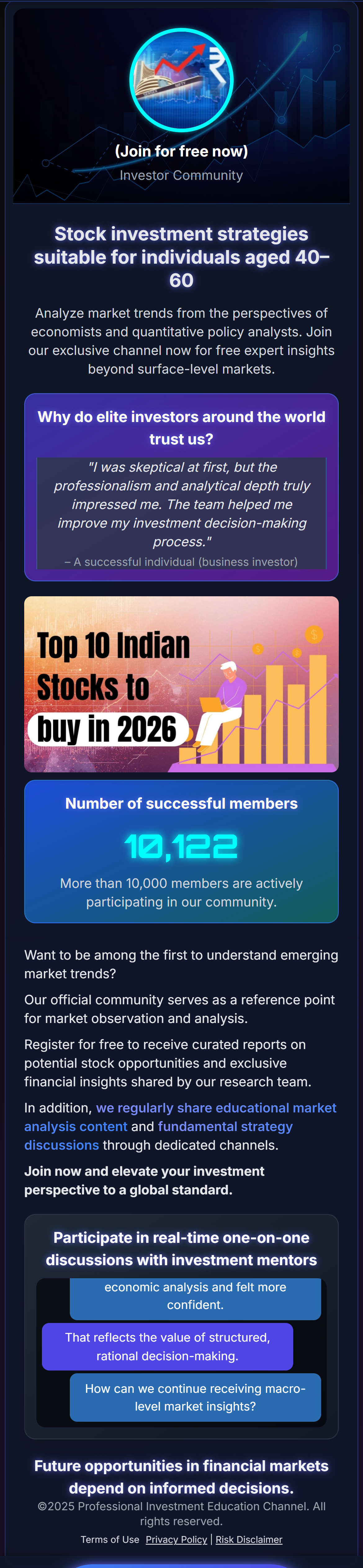 Investment Information